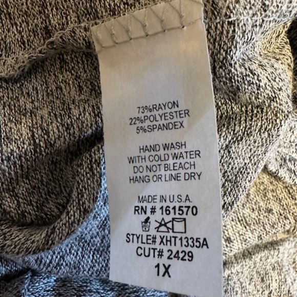 Grey Bubble Long Sleeve Sweater - Picture 10 of 10